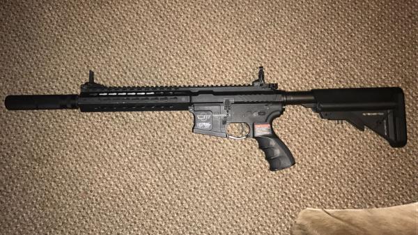 Airsoft Combat Machine FN 15 SRP Tactical / M4 G&G M4